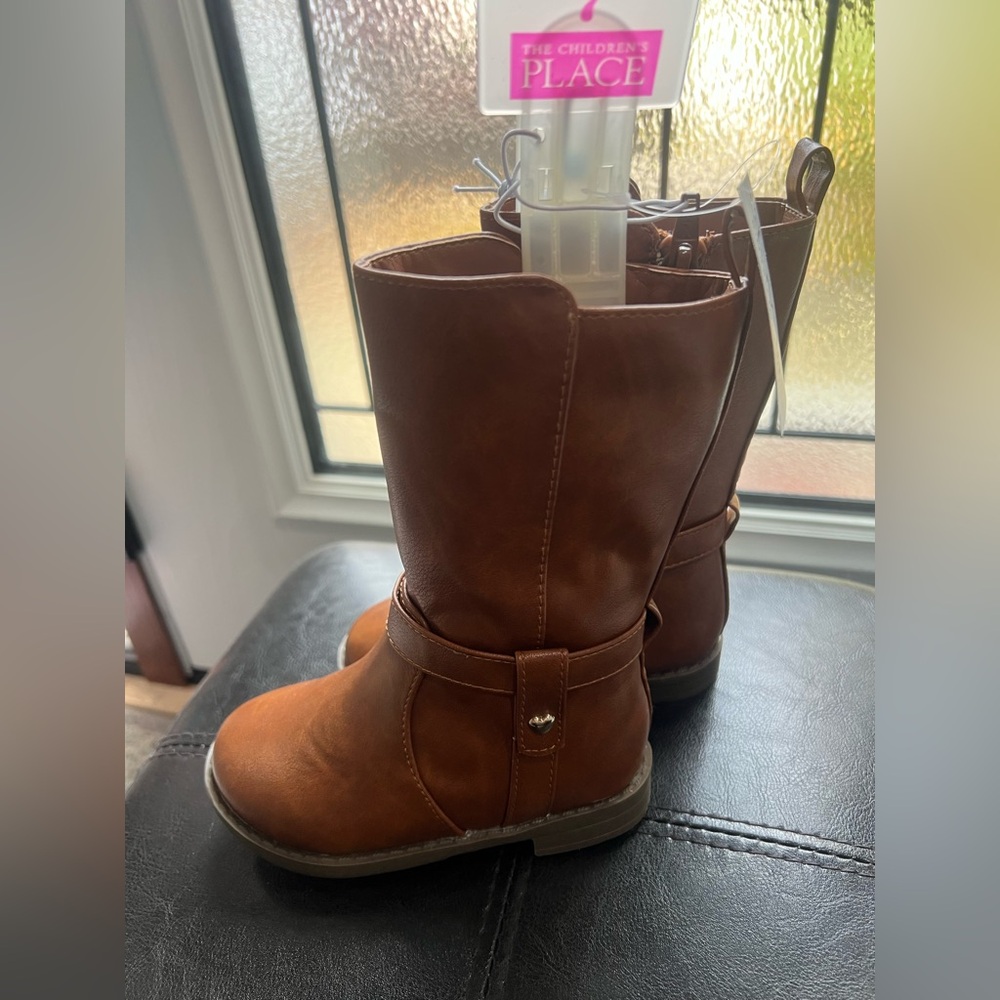 The Children's Place Tan Boots size 7
